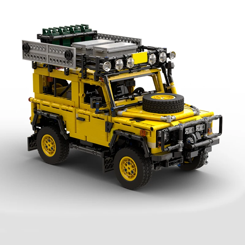 2379pcs MOC Defender 90 Camel Trophy Edition Cars Model Building Blocks 3D Assemble DIY Art Education Creative Brick Birthday