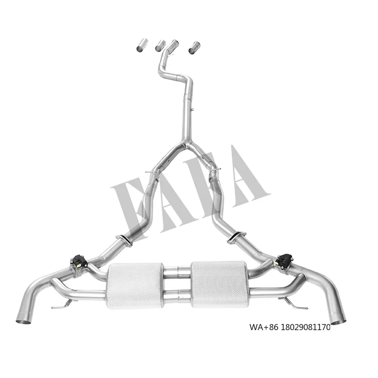 

For X5 G05 3.0T New High-Performance Cat Back Exhaust System Stainless Steel Mid-Tail Exhaust Pipe