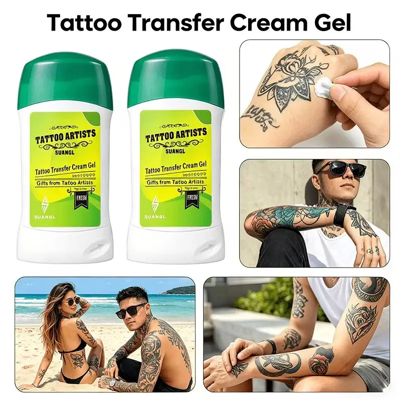 1/2pcs Transfer Gelatin Tattoo Transfer Paste, Tattoo Assistance Products, Transfer Soap, Tattoo Equipment