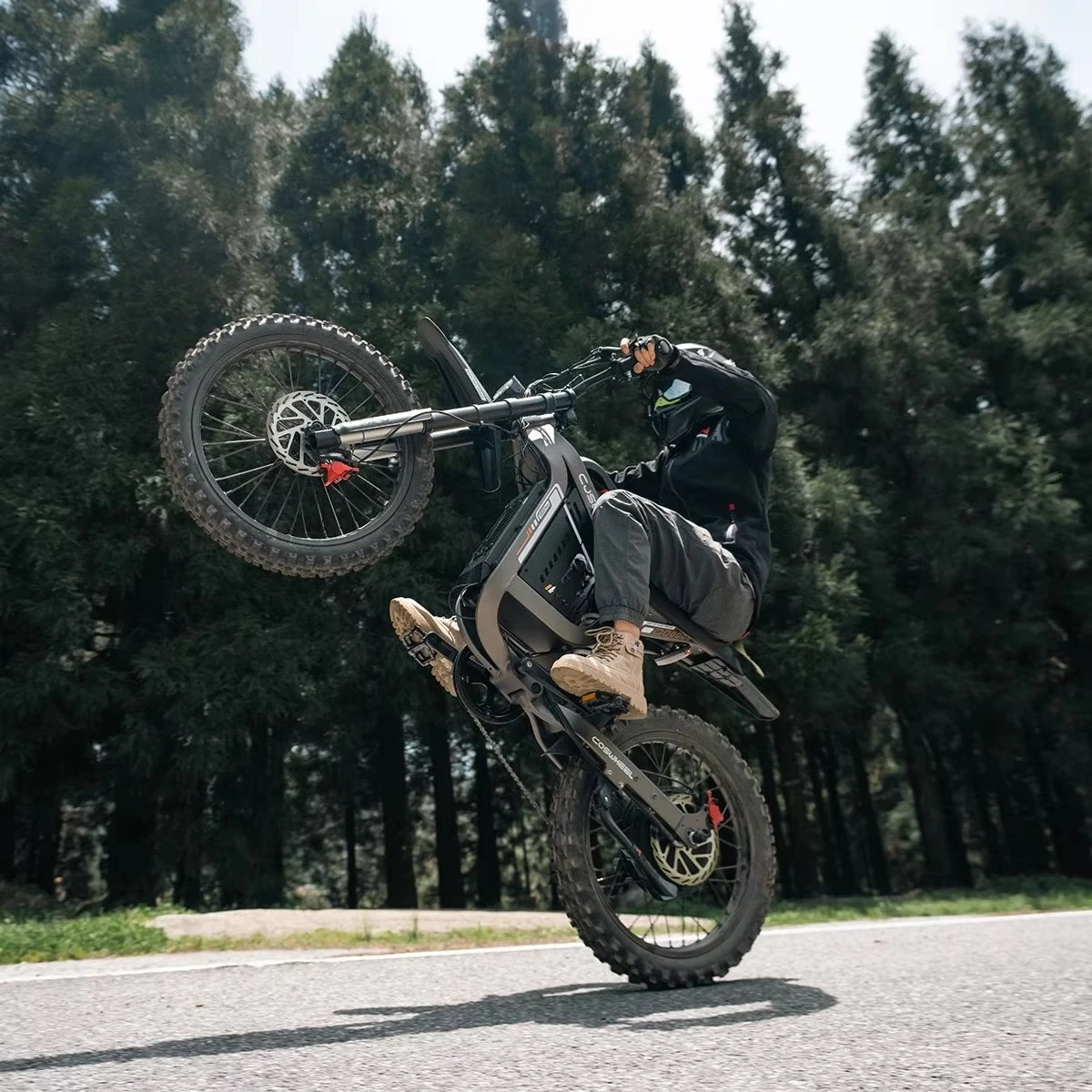 RRE 9000W peak power lightweight electric off-road vehicle, high-speed off-road electric motorcycle, suitable for adult extreme