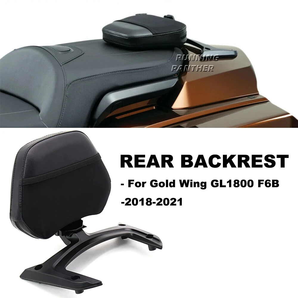 NEW For Honda Gold Wing Goldwing 1800 GL1800 GL1800B F6B 2018-2021 Motorcycle Passenger Seat Rear Backrest Cushion Back Rest Pad