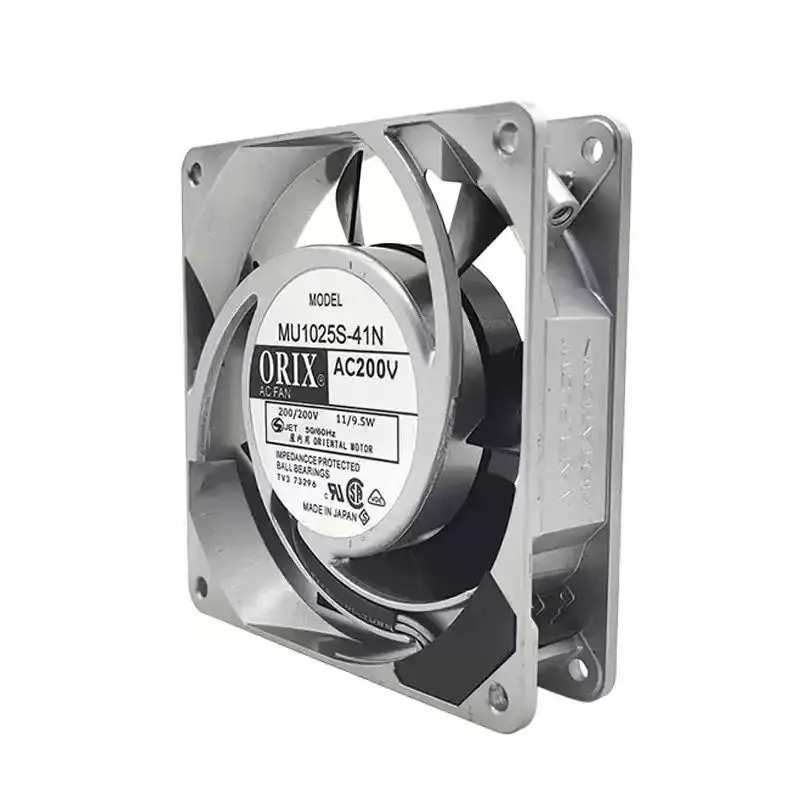 For ORIX MU1025S-41N AC 200V 220V 10425 104x104x25mm 2-Wire Dual Ball Bearing Metal Welder Server Inverter Case Cooling Fans