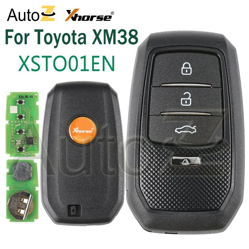 Xhorse 312/314/315/434MHz Smart Car Key for Toyota XM38 XSTO01EN VVDI Key Tool 4D 4A 8A Chip Keyless Go Car Remote Key Generate