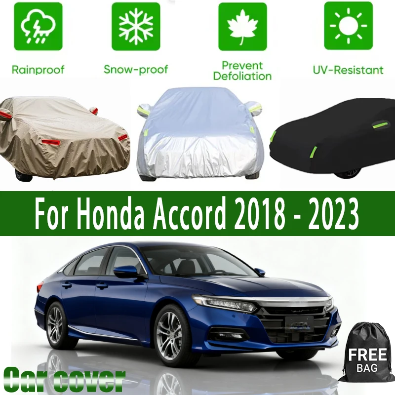 

Чехол для автомобиля Honda Accord 2018-2023 (2022) всесезонный, водонепроницаемый, снегозащитный, солнцезащитный, для зимы и лета