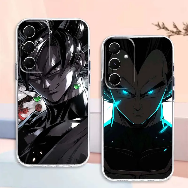 

Dragon Ball Black Vegeta For Samsung Galaxy Note 20 10 F12 M23 F23 M14 F15 M54 M55 Ultra Plus 5G TPU Transparent Phone Case