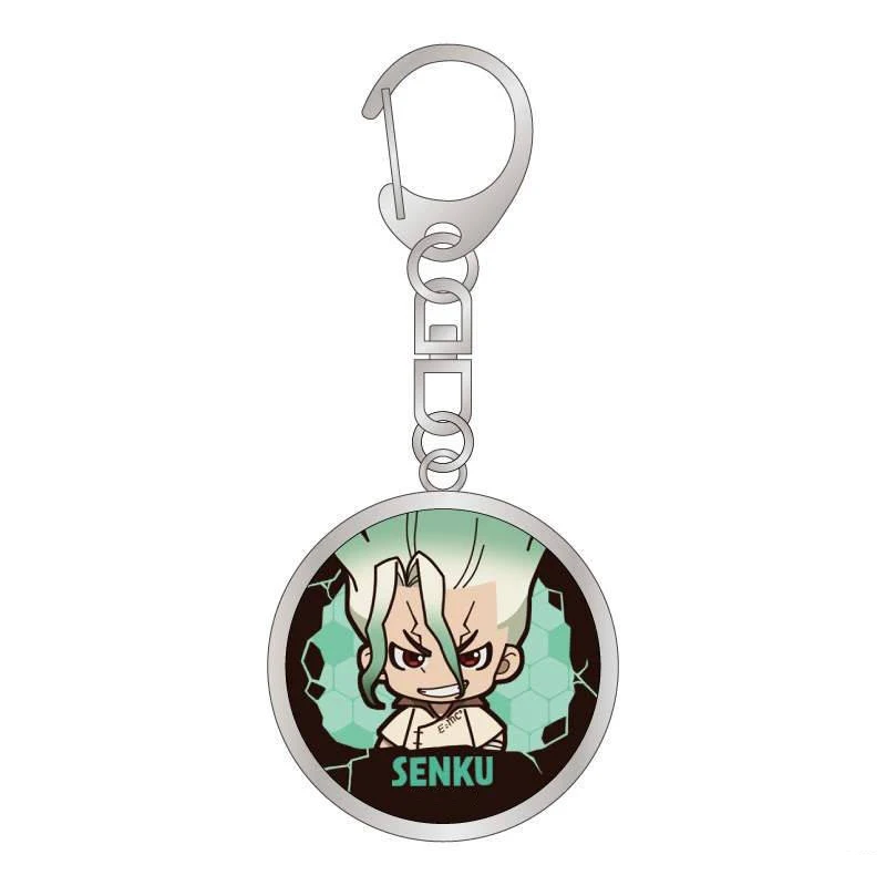 Anime Peripheral Store Dr.Stone Ginro Ukyo Hyoga Tsukasa Kinro Suika Acrylic Keychain Pendant Ornamen Fans Charm Gifts About 6cm