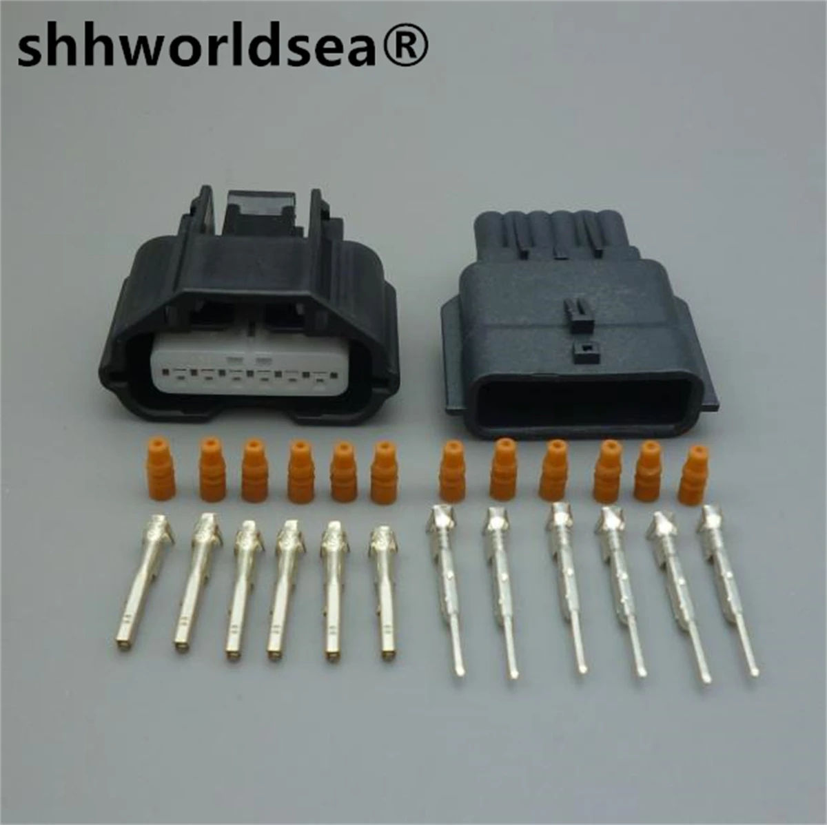 shhworldsea 1set 6 Pin 7287-1380-30 Electrical Accelerator Pedal Sensor Connector Auto Socket For Honda Acura Nissan Toyota