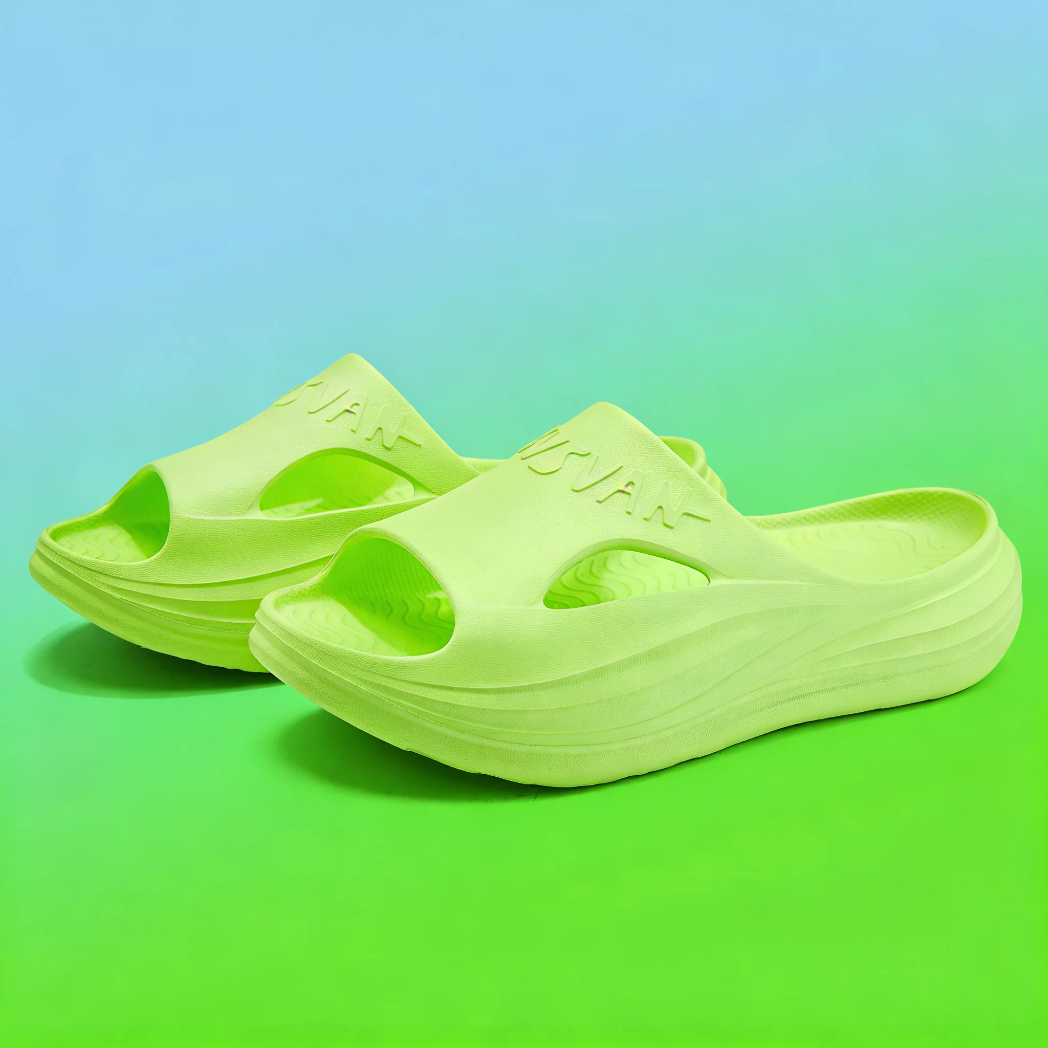 Sendal pijat IRUNSVAN, sandal dalam dan luar ruangan, lembut namun nyaman, sandal rumah.