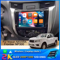 Android 15 Car Radio Carplay Auto For Nissan NAVARA Frontier NP300 2011 - 2018 Multimedia GPS Video Player Stereo Head Unit