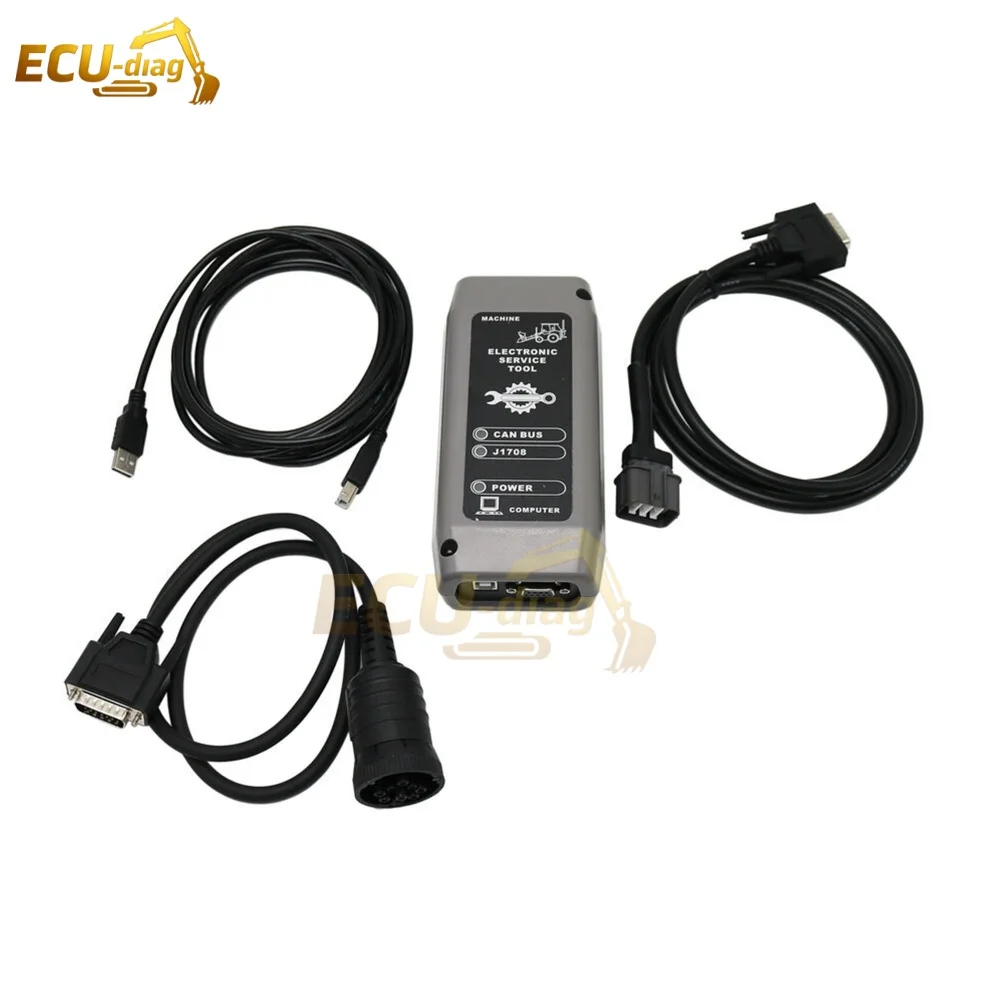 V24.1.3 For JCB canbus J1708 Electronic Service Master Spare Parts Electronic Excavator Diagnostic Scanner Tool with CF53 Laptop