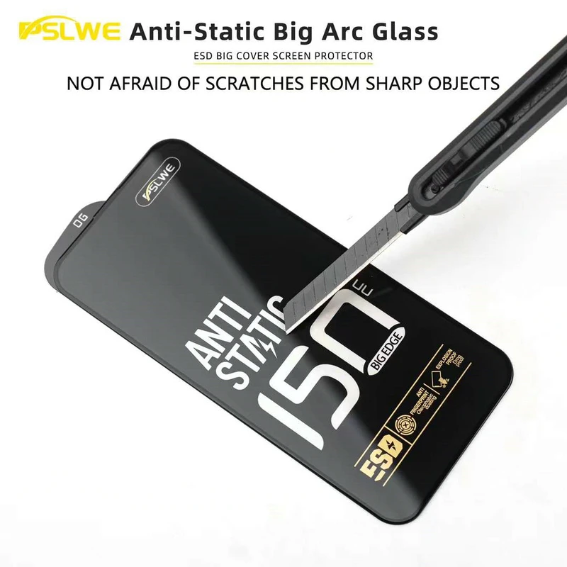 10 قطع آيفون 17 برو HD واقي شاشة زجاجي فولاذي LH2 مادة مقاومة للخدوش اليومية