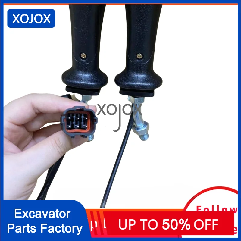 

XOJOX modified wood clamper wood grabber iron grabber three-button joystick handle rubber high quality excavator accessories