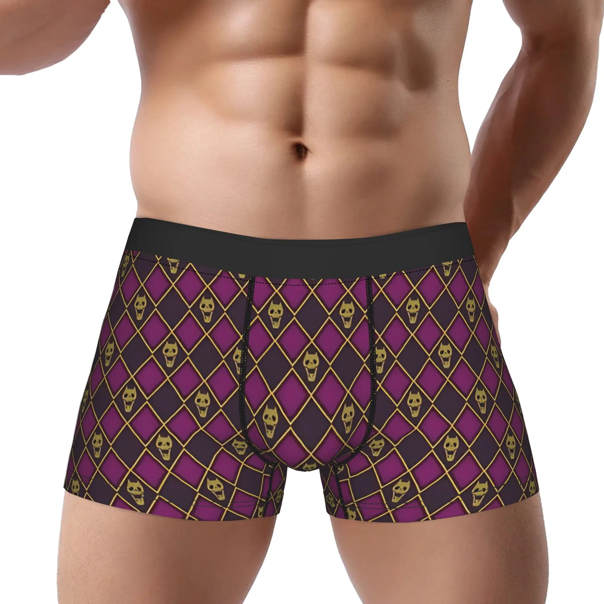 Kira jojos bizarre adventure Underpants Breathbale Panties Man Underwear Comfortable Shorts Boxer Briefs