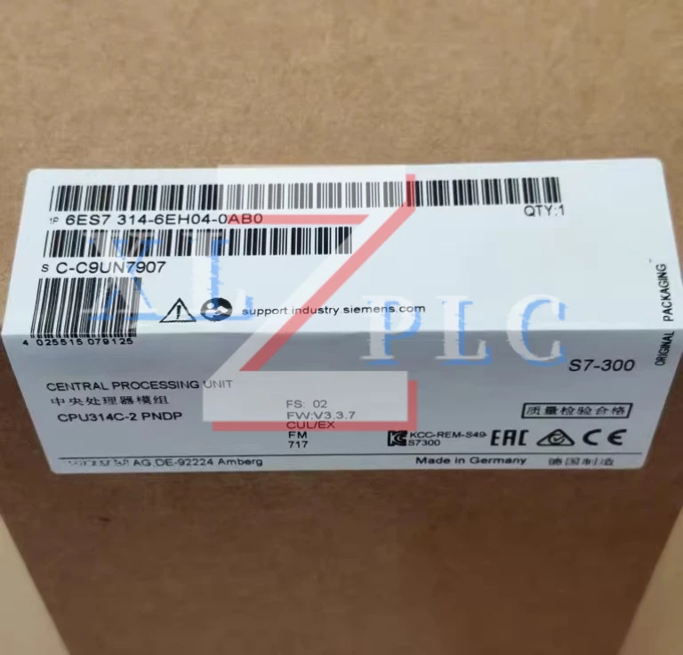 

Абсолютно новый, оригинальный, нераспечатанный 6ES7314-6EH04-0AB0 6ES7 314-6EH04-0AB0, продажа со склада