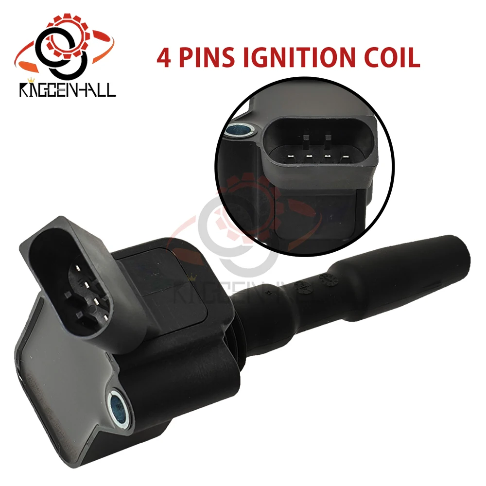 4PCS Ignition coil 04E905110C For EA211 Audi A1 A3 VW POLO GOLF MK7 Skoda Yeti Fabia New Tiguan Passat 1.2T 1.4T 04E 905 110 C