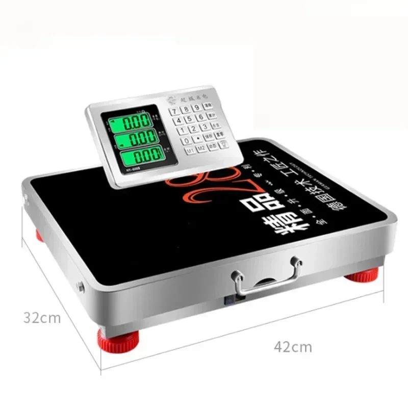 Nueva báscula inalámbrica, báscula electrónica de 150kg, plataforma de separación portátil de 300kg, báscula comercial
