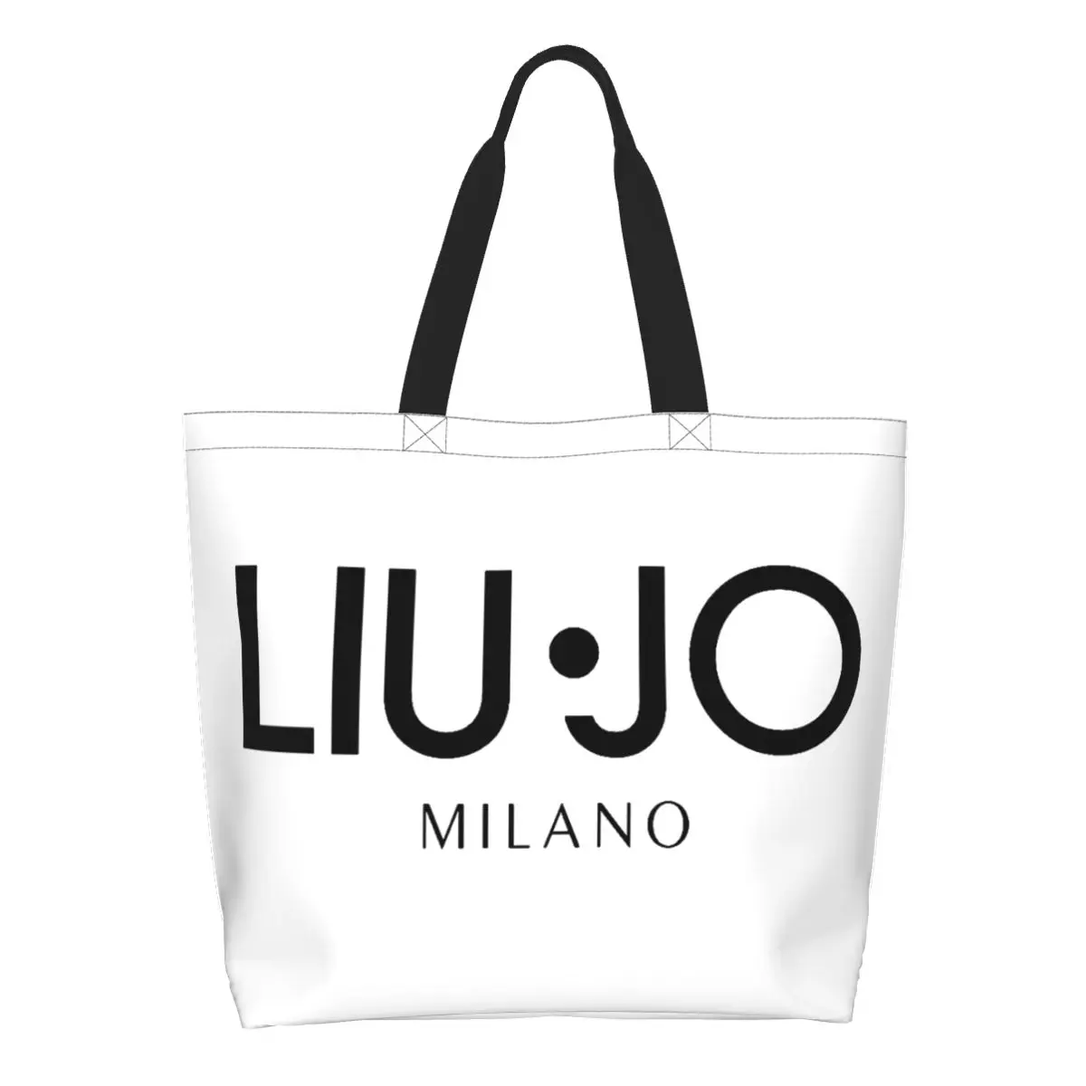 Liu Jo Logo Tote Shopping Bag Large Capacity Unique Design Stuff For Woman Casual Handbag