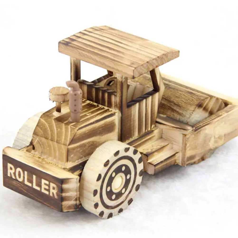 

1Pc Creative Wood Roller Crafts Decorative Model For Unique Home Office Aesthetics