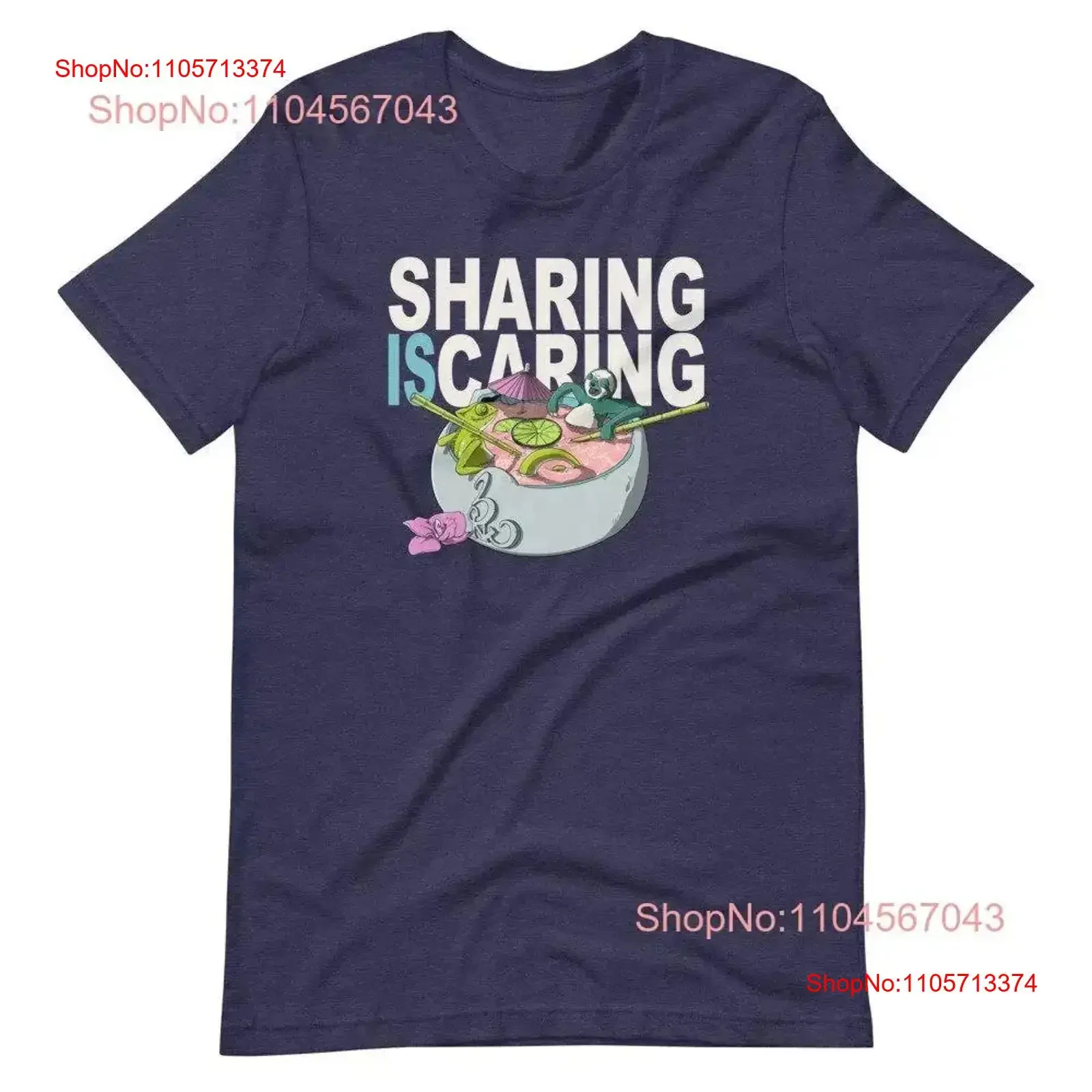 Sharing is Caring T Shirt vintage Washed Breathable designer clothes Stylish homme Unisex Casual fashion Comfortable streetwear