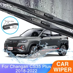 For Changan CS35 Plus 2018 2019 2020 2021 2022 Front Rear Wiper Blades Set Brushes Window Windshield Windscreen Car Accessories