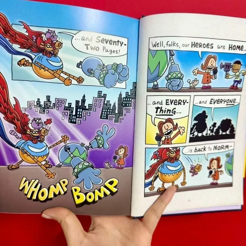 Homme chien # 14 Big Jim Believes livre d'histoires à couverture rigide pour enfants anglais roman graphique de bande dessinée drôle pour enfants