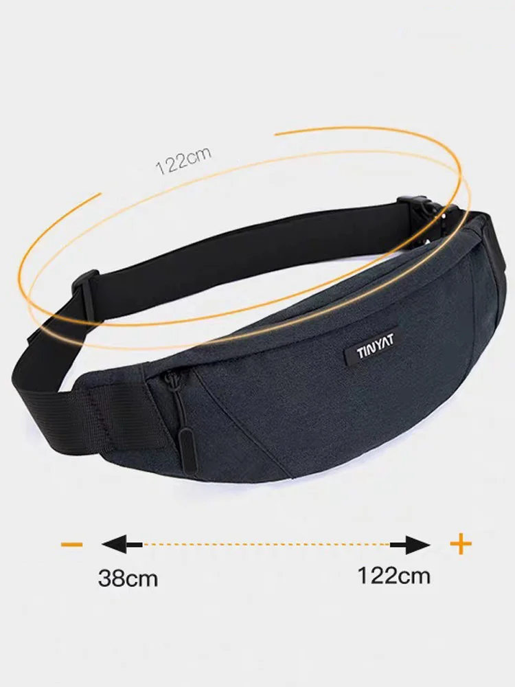 Bolsa de lona para homens, Fanny Pack, cinto, todos os fósforos, ao ar livre, esporte, ciclismo, masculino, bolsa de telefone, moda