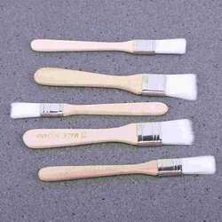 6pcs Professional Chip Wooden Handle Painting for Wall Furniture Painting Gesso Glues Stains Paintbrush