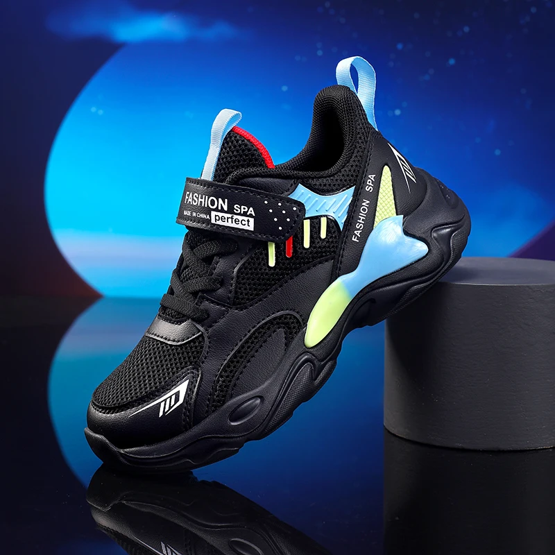 

Kids All Seasons Light Running Shoes Boys Girls Student Walking Casual Tennis Badminton Sports Trainers for Childrens Sneakers