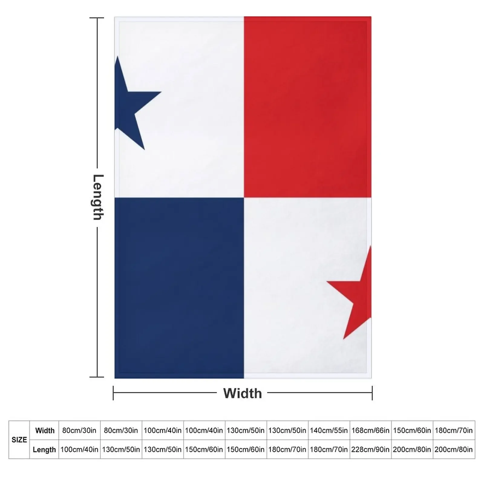 Flag of Panama Throw Blanket Bed Fashionable warm for winter Blankets