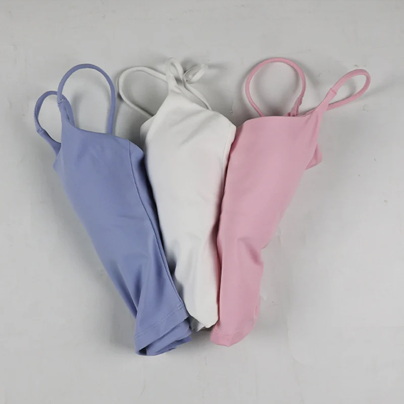 Origin Strappy Solid Beautiful Back Yoga Quick Drying Top Running Sports Vest Slim Fit Fitness Yoga Clothing Sportwear Woman Top