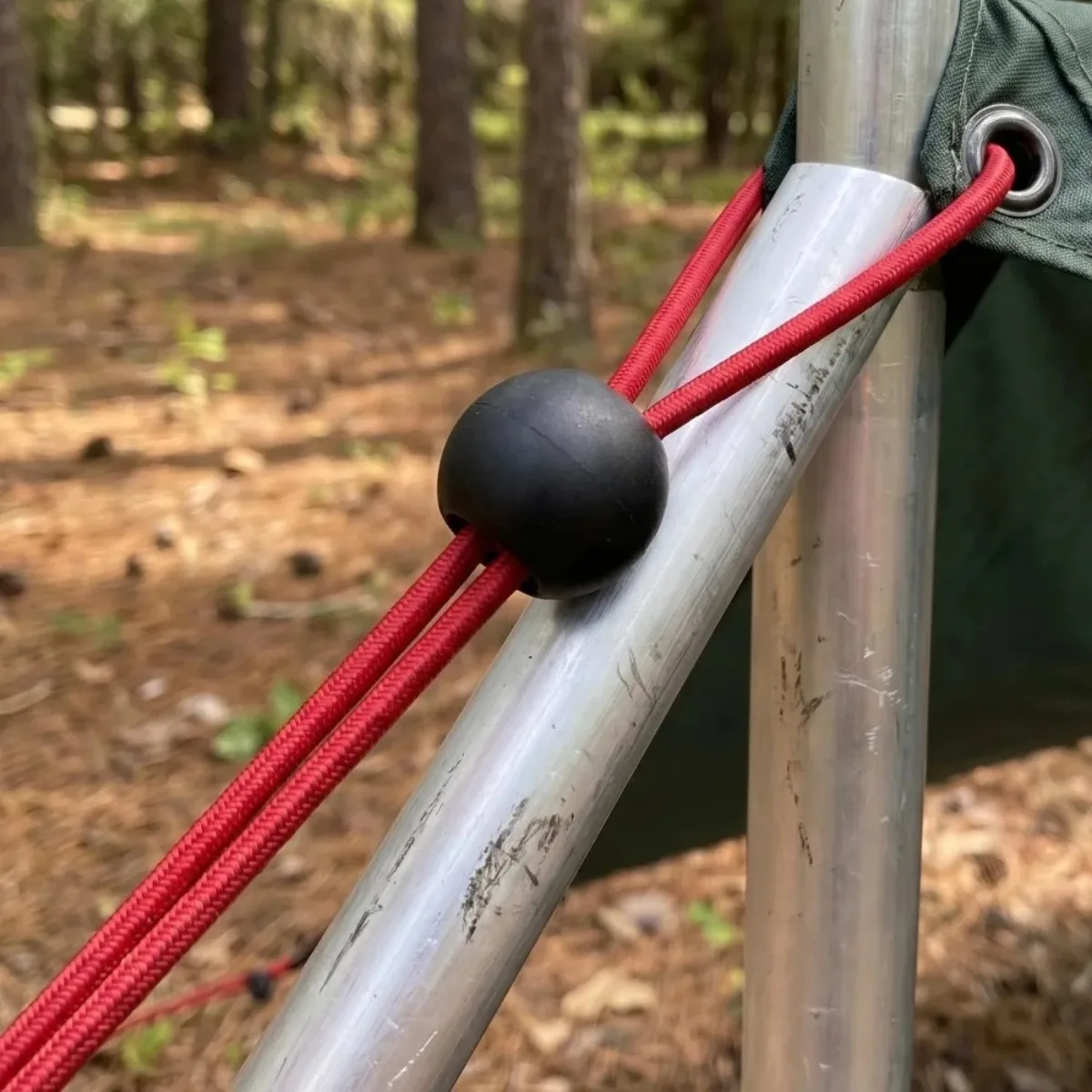 Cuerda Elástica Multifuncional con Hebilla para Fijación de Tiendas de Campaña, Lona, Cubierta de Coche, Saco de Dormir, Accesorios de Camping