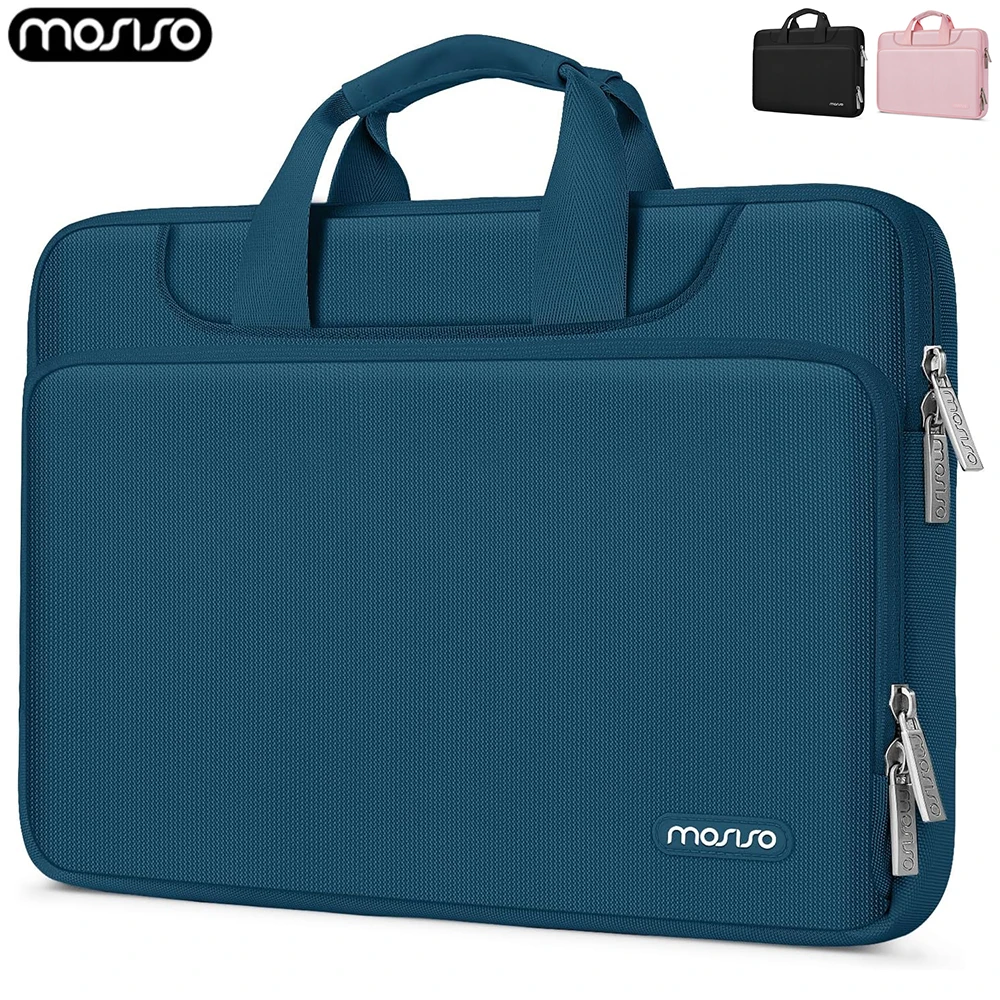 

360 Protective Laptop Sleeve Handbag for 13 14 15 16 inch MacBook Pro Air M4 M3 M2 M1 Computer Notebook Sleeve Cover Briefcase