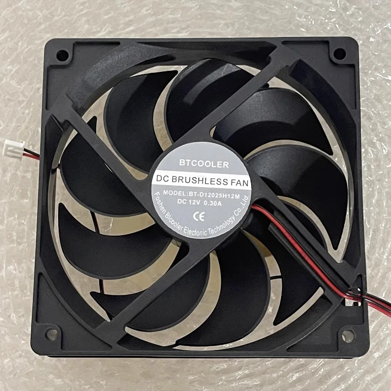 New CPU Cooler Fan for BTCOOLER BT-D12025H12M DC12V 0.30A Cooling Fan 120 *120 * 25MM