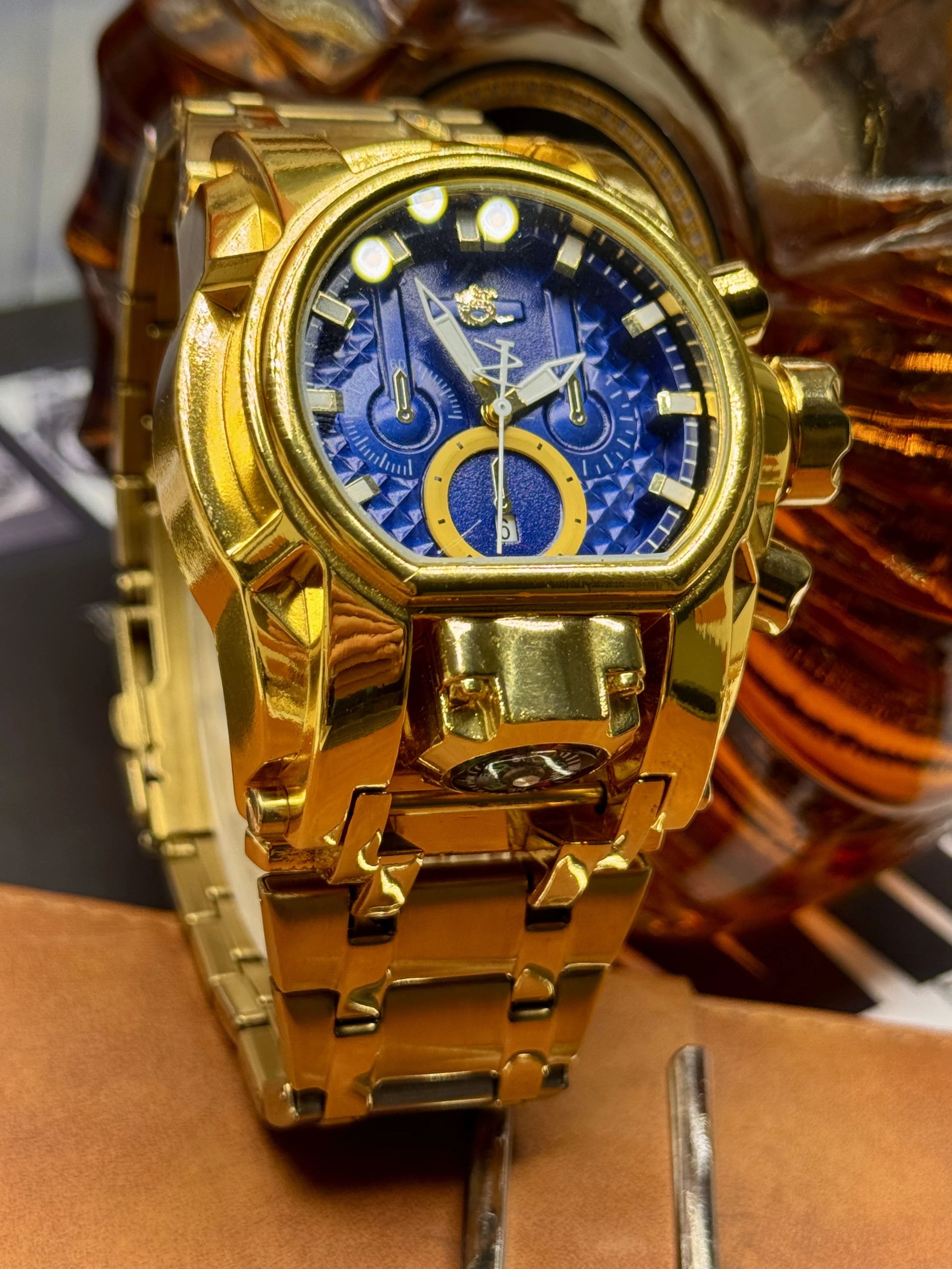 Luxurious Men's Punk-Style Watch, Unique Design and Fashionable Street Accessory, the Ideal Gift for Him, Durable and Practical - view 5
