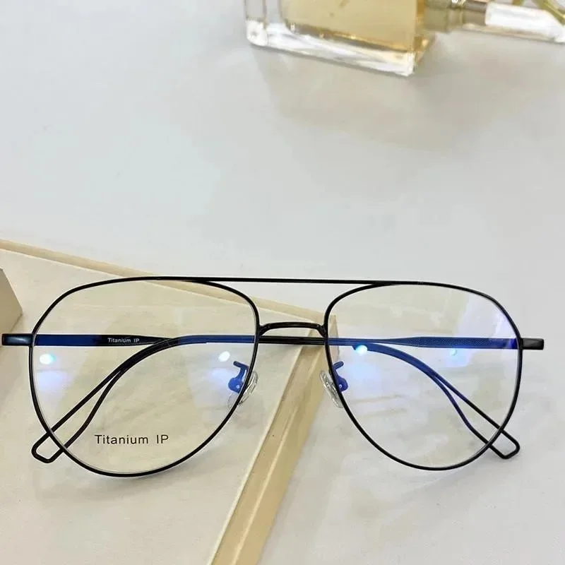 

NEW&Hotsale Unisex Pilot Fullrim Glasses/Sunglasses Frame 55-17-145 Lightweight Pure-Tittanium for Prescription