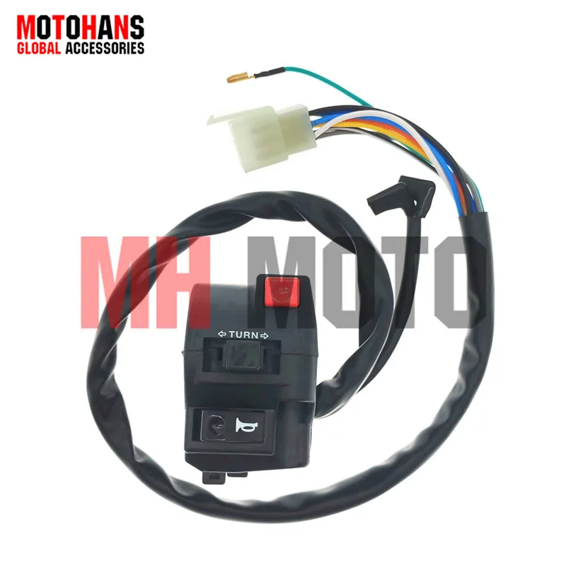 

MOTORCYCLE PARTS LEFT HANDLE SWITCH TURN SIGINAL INDICATOR SWTICH FAR NEAR LIGHT SWITCH HORN BOTTON FOR HONDA TITAN150