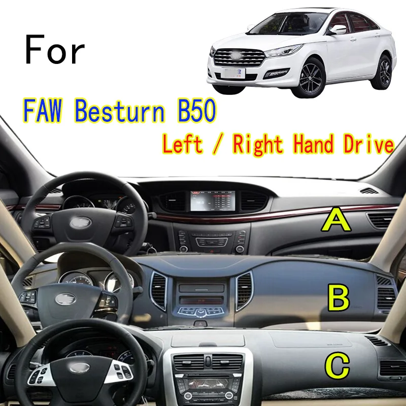 

For FAW Besturn B50 Dashmat Dash Mat Dashboard Cover Instrument Panel Insulation Sunscreen Protective Pad