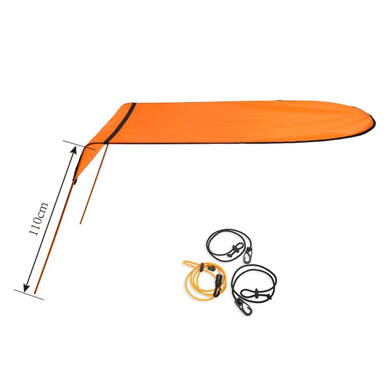 Boat Canopy Awning Sunshade for Camping Picnic Inflatable Boats image 6