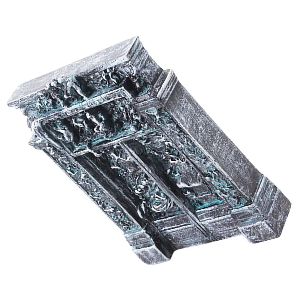 

Miniature Gate Resin Statue Sand Table Decoration Micro Landscape Ornament Desk Home Decor Sculptures Home Decor