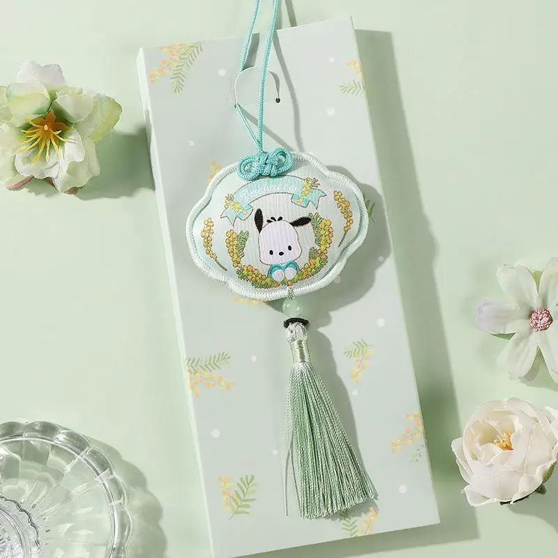 Sanrio Flower Amusement Club Series Hanging Incense Bag (Chang'an Joy) Cute Pochacco Carrying Small Incense Bag