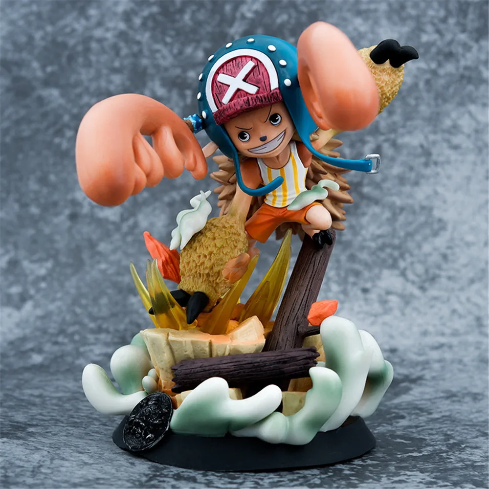 Figurine One Piece Tony Chopper en PVC pour enfants, figurine Kawaii Anime, statue de jeu, modèle à collectionner, beurre, jouets cadeaux, 23cm