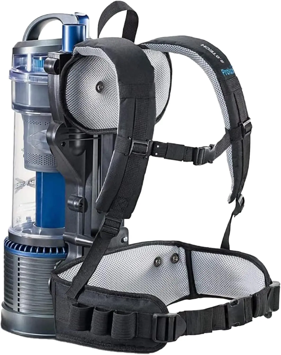 Backpack Vacuum Cleaner, Lightweight & Comfortable for Residential & Industrial Use, Double