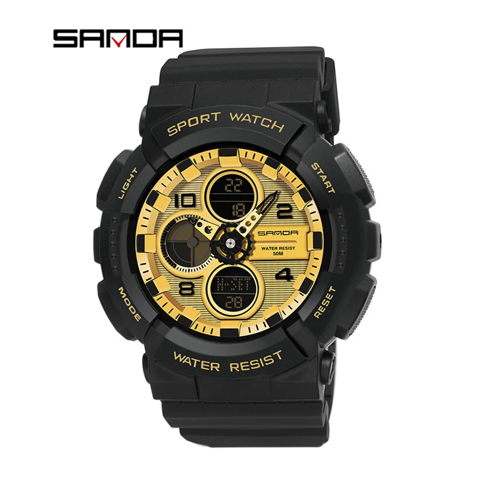 

2022 Sanda G Style Sports Men's Watches Waterproof Quartz Military Shock Resist Led Digital Male Ms Clock Relogio Masculino