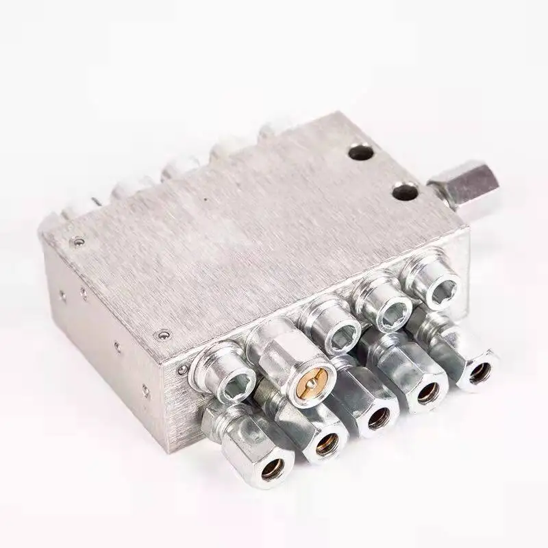 Butter Distribution Valve Progressive 6-hole 8-hole distributor Oil distributor