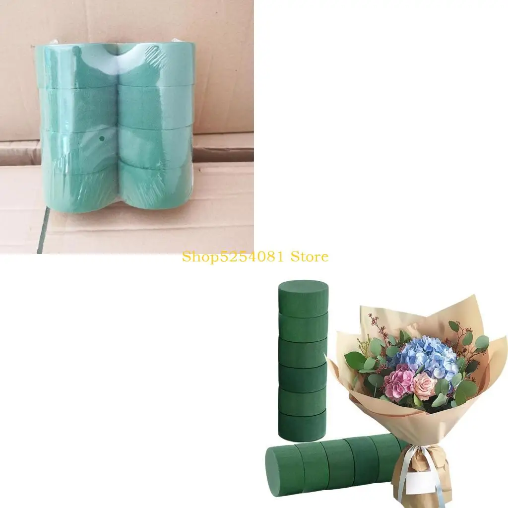 AXYC 12Pieces Water Absorbent Flower Foam Cylinders Base For Creative Floral Designs