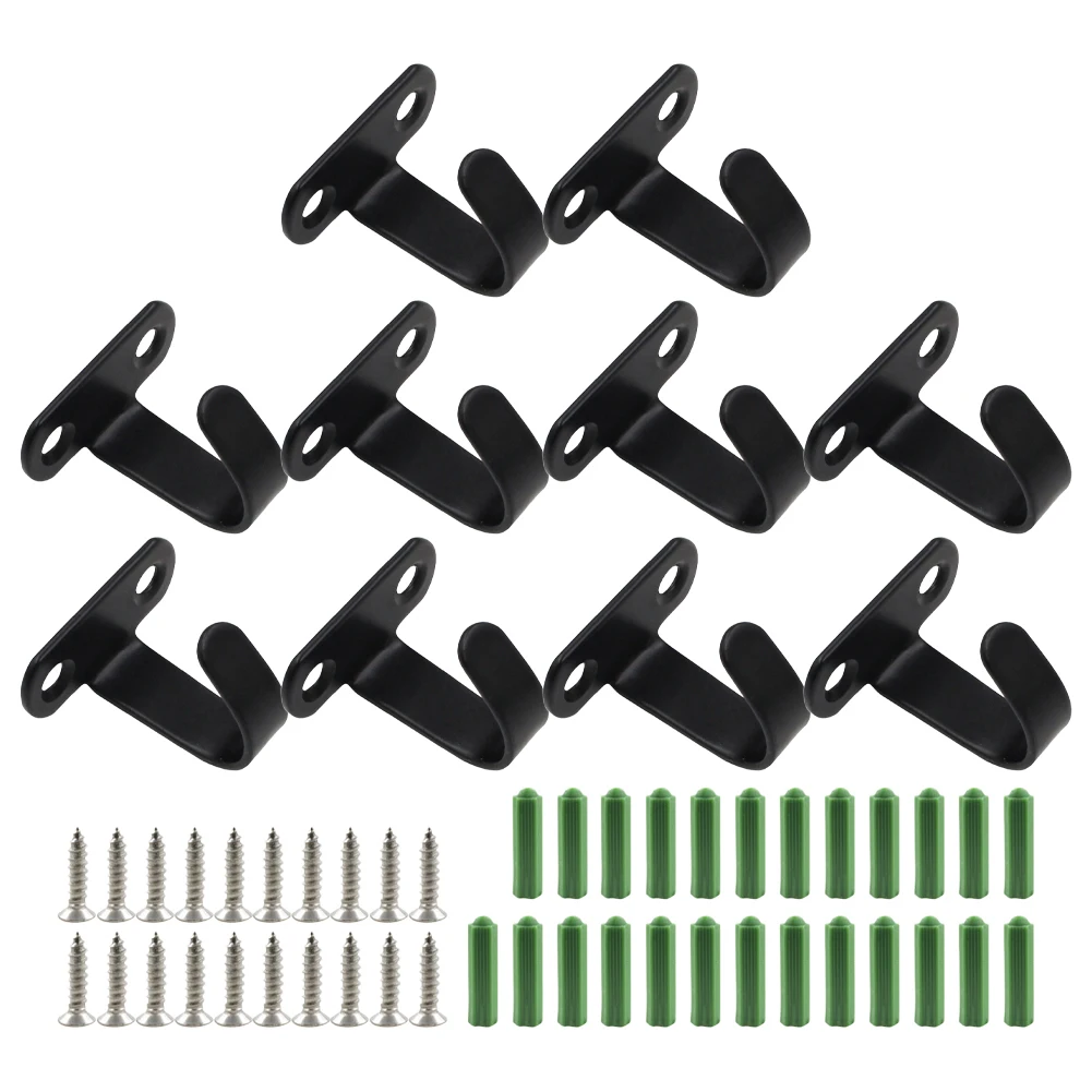 

10 Pcs Cabinet Hooks Wall Hooks For Hats Ceiling Home Mounted On Potted Plant Kitchen Hanger Hangers Iron Fixing Small Hanging