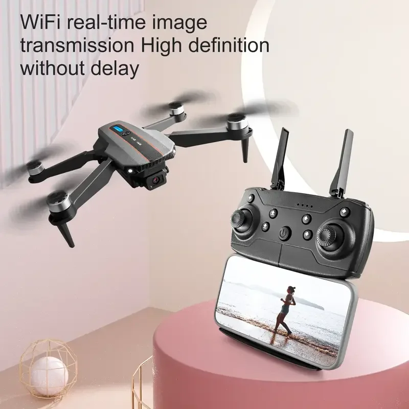 新しい S91 RC 360 °   レーザー障害物回避ドローン 8K HD デュアルカメラ 5G WiFi FPV ブラシレスモーター GPS リターン RC クワッドコプター ドローンおもちゃ
