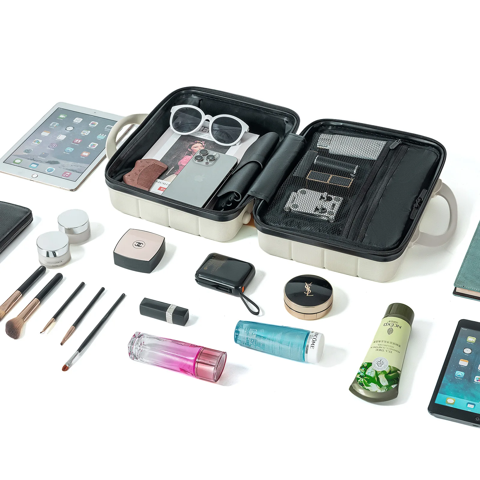 Suitcase Luggage for Women Travel Carry-on Mini Organizer Case Lightweight Portable Carrying Case Fashionable Boarding Bag