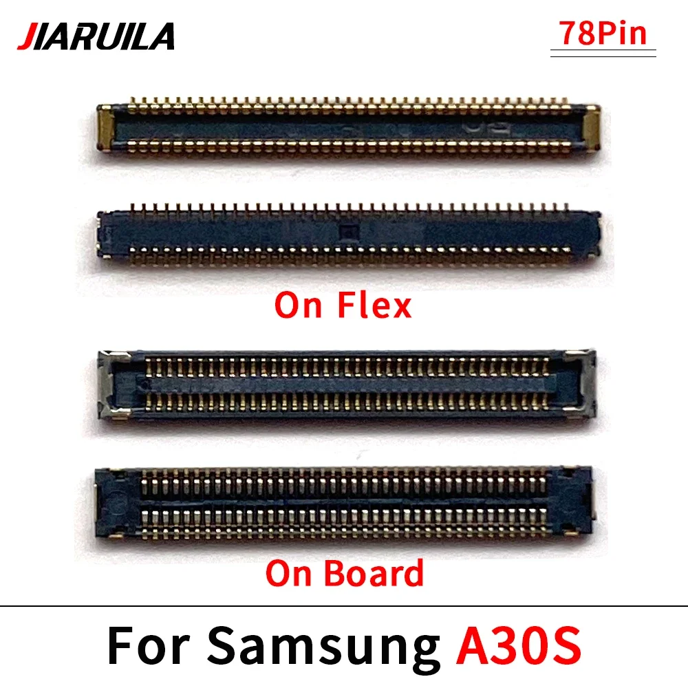 LCD Display Screen Flex FPC Connector On Board For Samsung A10 A20 A20S A21 A30S A40 A70 A50S Charging Dock Port