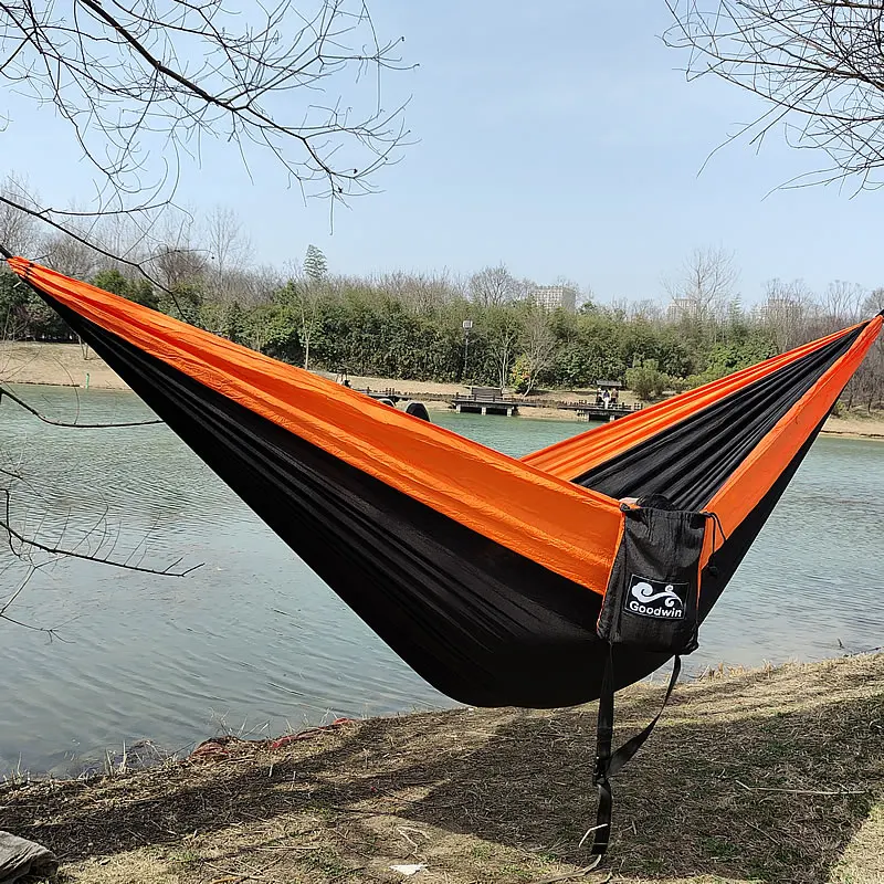 Goodwin Hammock Portable Hammocks with Tree Straps Attached Carry Bag Perfect for Outside Indoor Hiking Beach Backpack Travel